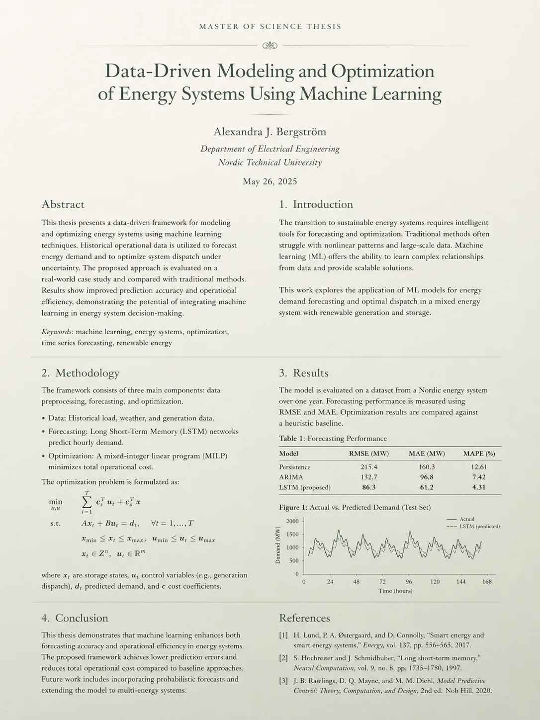 Bachelor & master theses